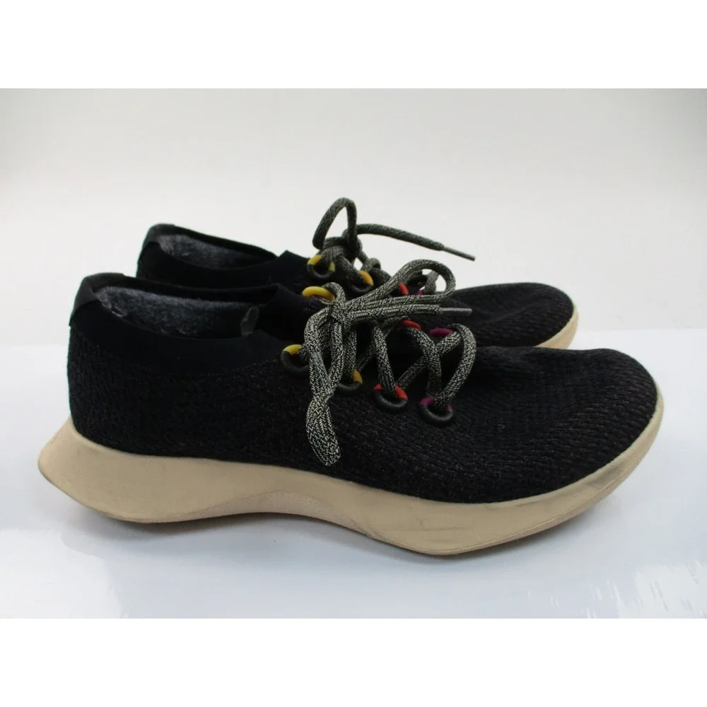 Allbirds Tree Dasher 2 Mens 10 Black Red Marl Running Shoes Sustainable Sneakers - Picture 1 of 10